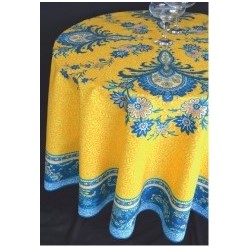VALDROME - Nappe Placée 160X250 Haveli Jaune