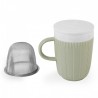 MAISON BOURGEON - Mug Céramique Vert avec Filtre