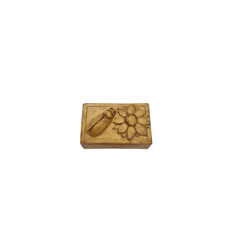 BOITE RECTANGLE (JAUNE) de Provence