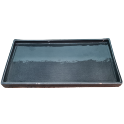 ATELIER BERNEX - Plateau Rectangle 20x40 Cendre Collection Sud