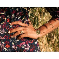 JOUR DE MISTRAL - Bague Pompons Mimosa