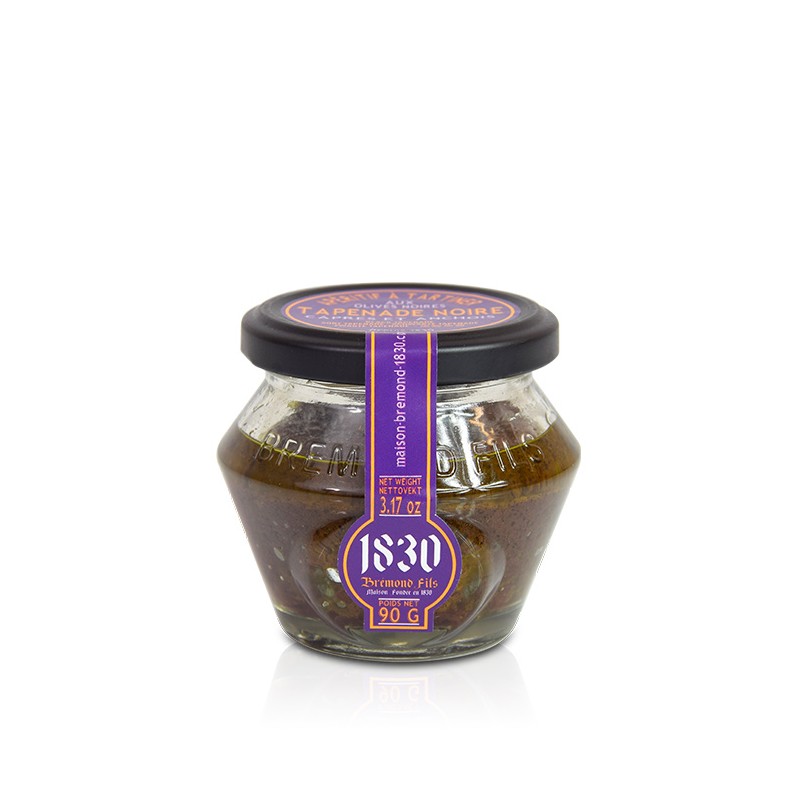 MAISON BREMOND 1830 - Tapenade Noire Provençale Capres & Anchois 90g