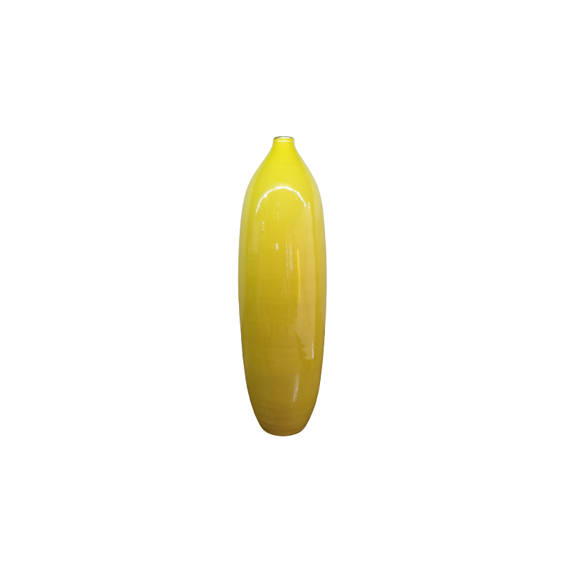 ATELIER BERNEX - Vase Bouteille Grande Jaune Collection Sud