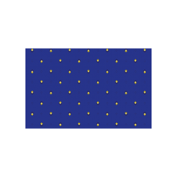 TOSELLI - Serviette 45x45 Calissons Bleu Jaune