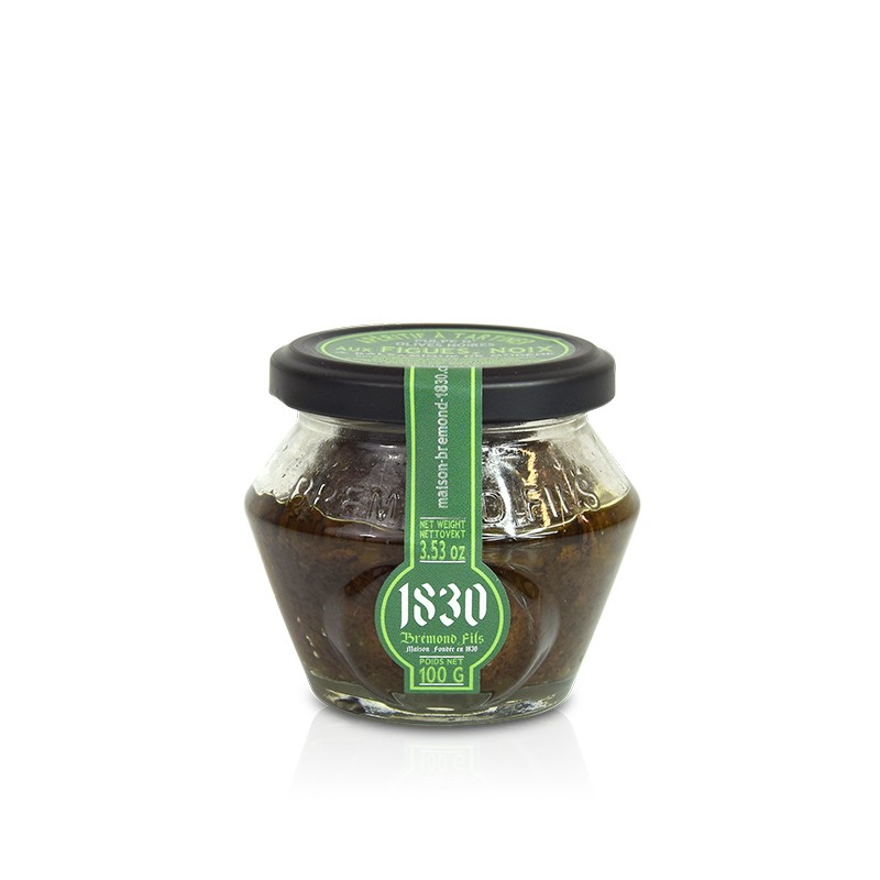 MAISON BREMOND 1830 - Pulpe Olives Noires, Figues, Noix, Balsamique 100g