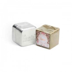 LA CORVETTE- Coffret cadeau d’un cube “Edition Limitée” OLIVE 300g dans sa boite à savon anti-rouille