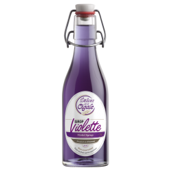 DELICES DE LA CIGALE- Violette- Sirop Fabrication Artisanale-25cl