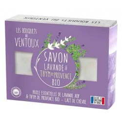 LES BOUQUETS DU VENTOUX - Savon Lavande & Thym de Provence BIO - 100g
