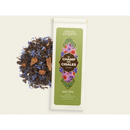 MAISON BOURGEON - Le Champ des Cigales - Thé Oolong- Sachet 100g