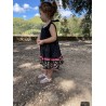 L'ENSOLEILLADE - Robe 4 ANS  Caline  NOIR/ROSE