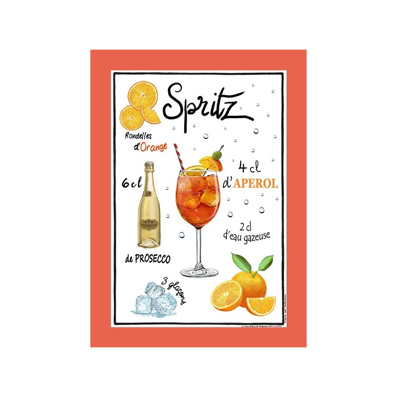 L'ENSOLEILLADE - Torchon SPRITZ