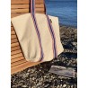 L'ENSOLEILLADE- Sac Souple + Pochette assortie PACA Tissé Teint Naturel
