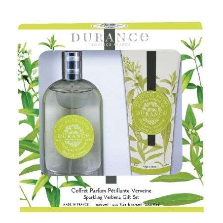 DURANCE - Coffret Parfum Pétillante Verveine (Eau de Toilette 100ml + Gel Douche Naturel 75ml)