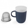 MAISON BOURGEON - Mug Céramique Bleu Marine avec Filtre